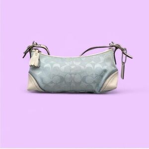 2005 Y2k Authentic coach blue monogram.